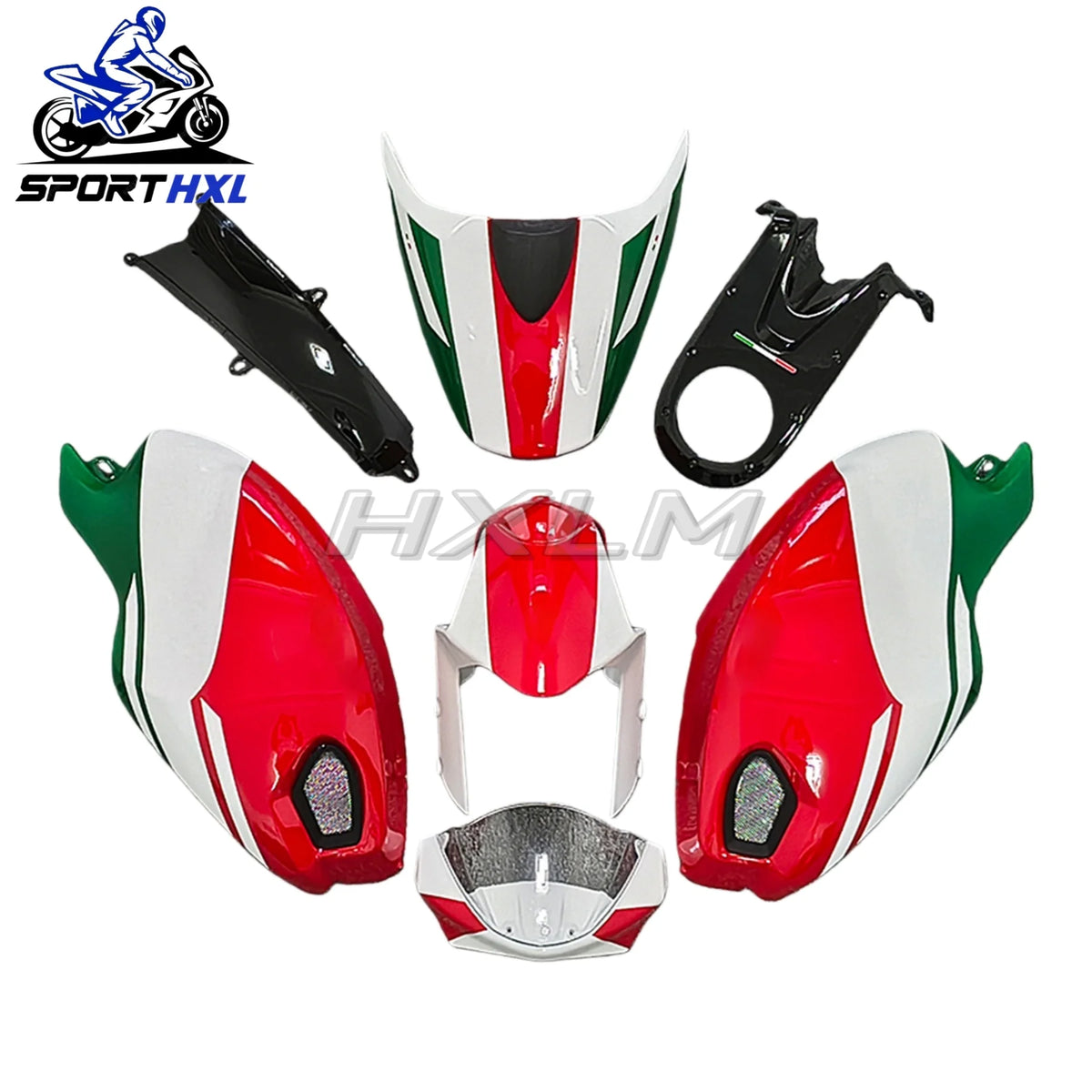 For DUCATI 696 796 1100 2008 2009 2010 2011 2012 2013 2014 Fairing Kit ABS Cowling Injection Bodywork Set Motorcycle Fairings