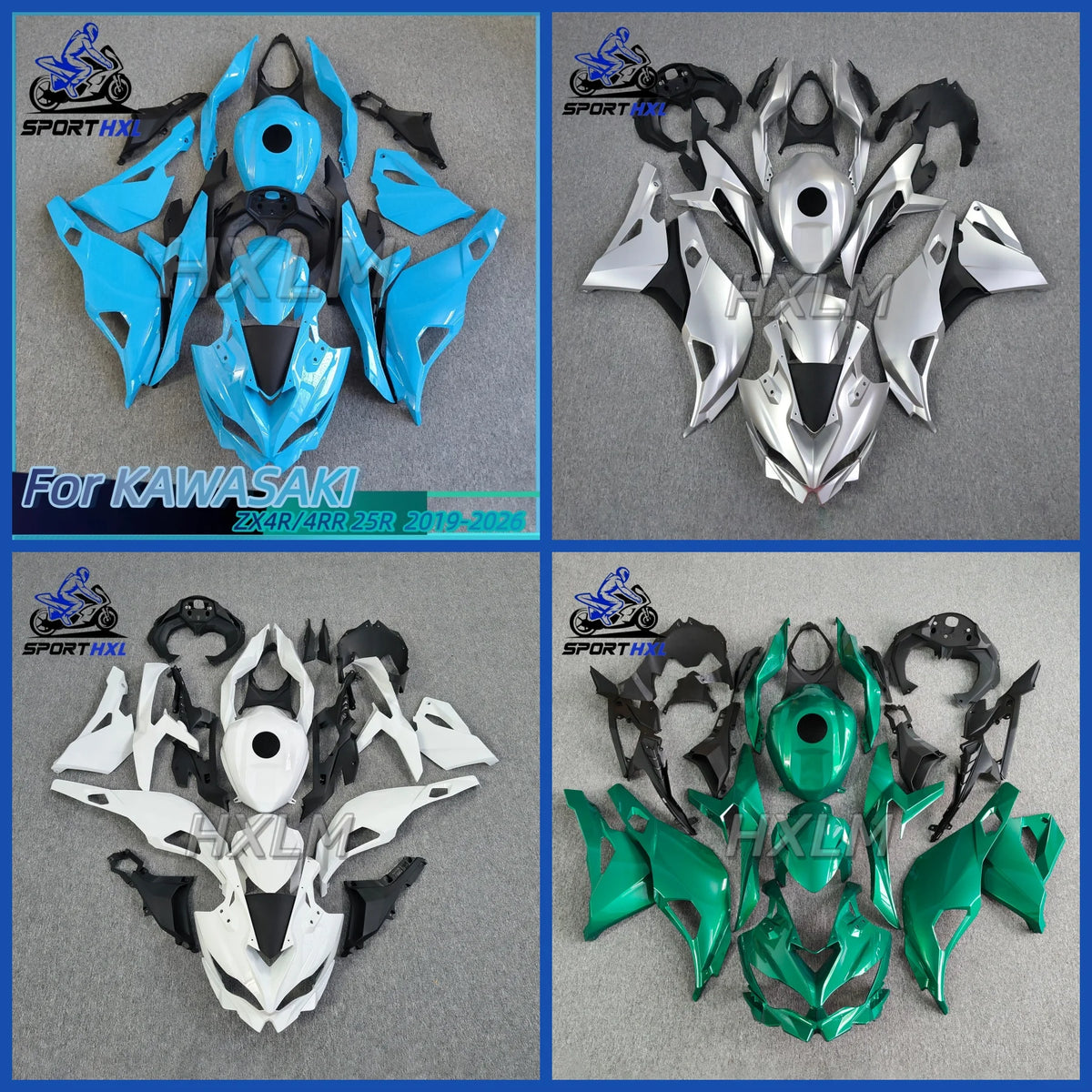 For KAWASAKI Ninja ZX-4RR ZX-25R 2019-2024 ABS Motorcycle full Fairing Kit Fit For KAWASAKI Ninja ZX4RR ZX25R Bodywork Fairings