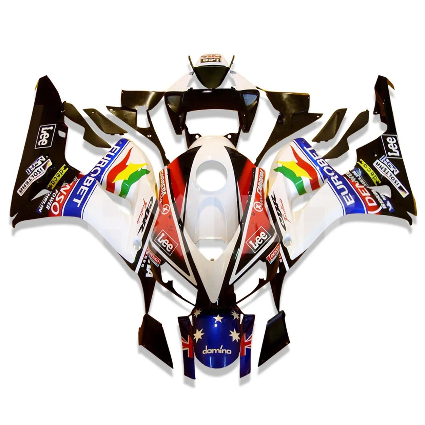 Motorcycle Fairing Set Body Kit Plastic For HONDA CBR1000RR CBR 1000RR CBR1000 RR 2006 2007 Accessories Injection Bodywork White HXLMOTOR