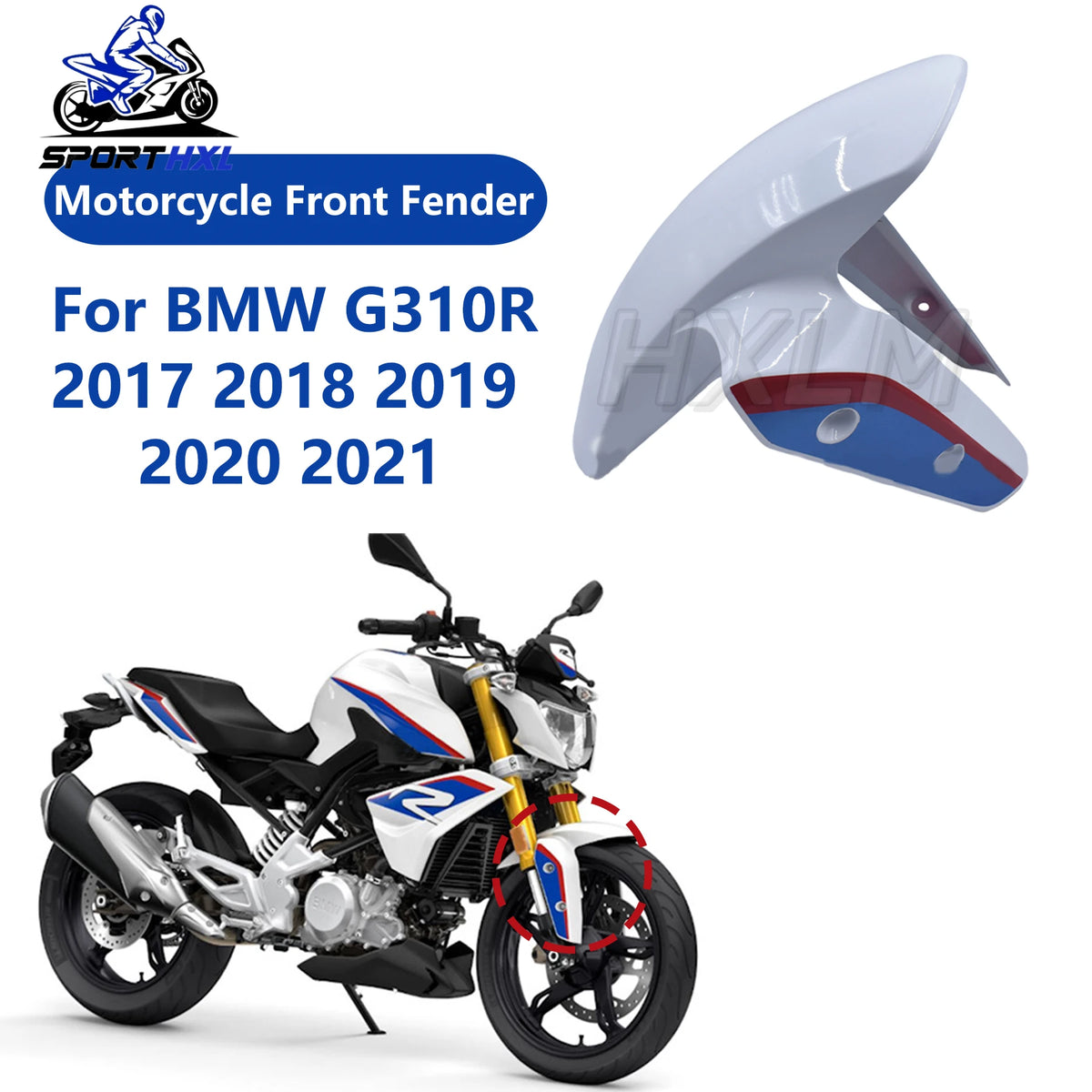 Universal Fender Extender Motorcycle Mudguards Front Rear Fender Splash Guard Extension Moto Accessories for BMW G130R 2017 2018