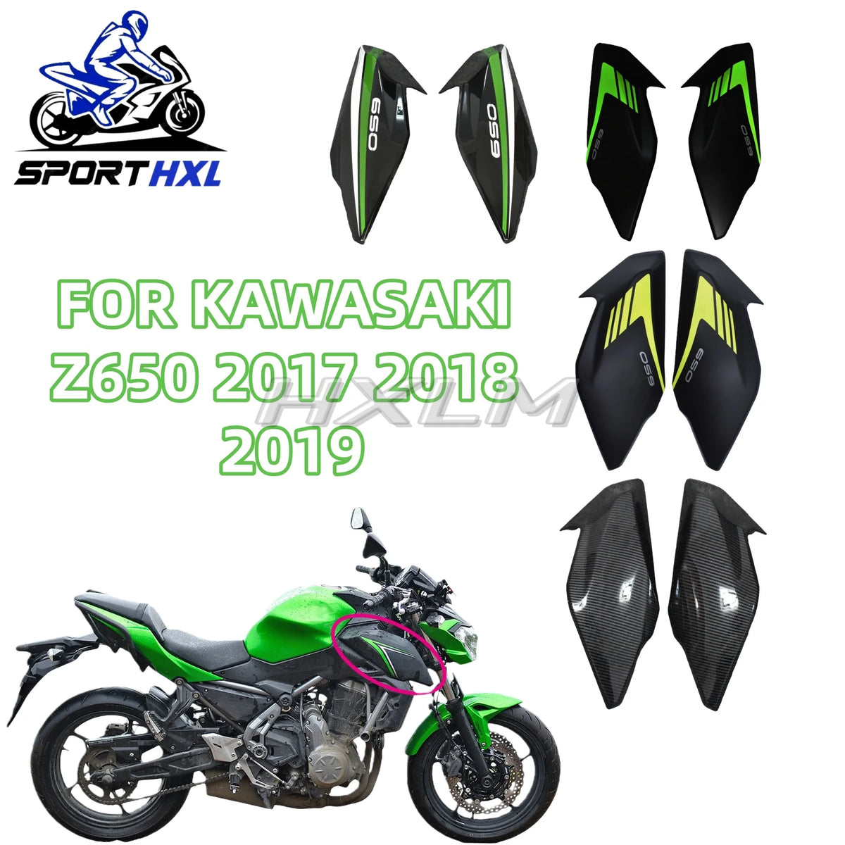 Latest Model Motorcycle Pillion Rear Passenger Seat Cover Tail Section Solo Seat For KAWASAKI Z650 z 650 2017 2018 2019