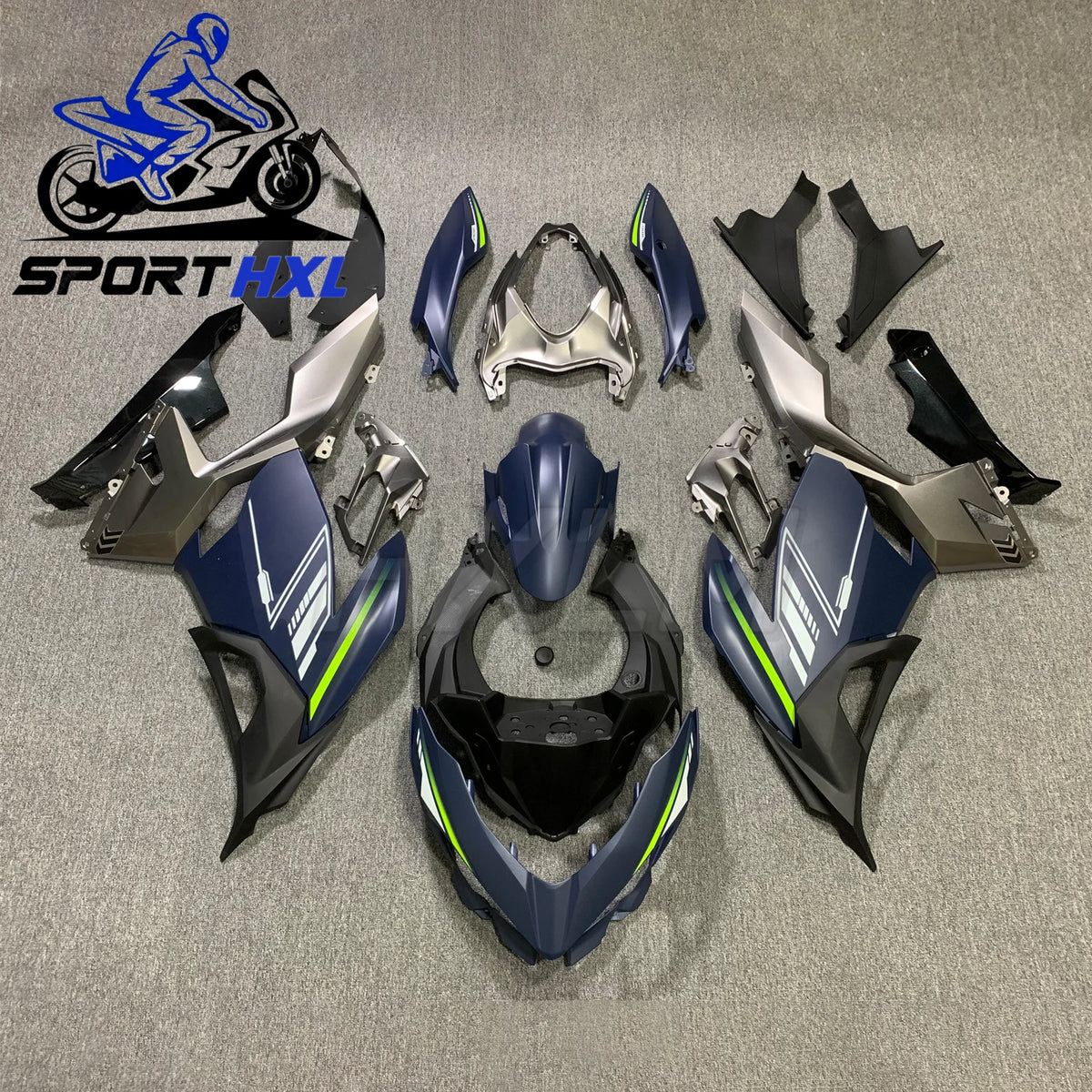 Fit for Kawasaki Ninja400 EX400 2018-2019 2022-2023 Motorcycle 2021 turdy Plastic Molded Fairing kit Bodywork fairing 2020