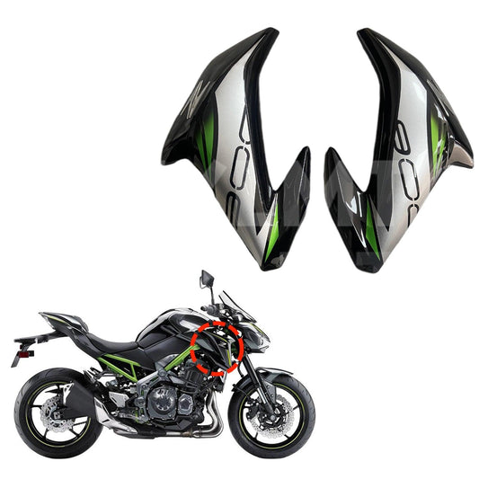 For Kawasaki Z900 Motorcycle Side Trim Cover Fairing Cowl Gas Guard Tank Front Side Panel Fit Z 9002017 2018-2019 Accessories HXLMOTOR
