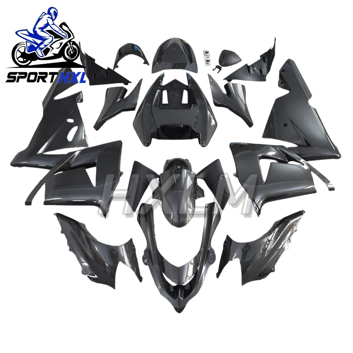 Carbon Fiber Color Fairing Kit For Kawasaki ZX10R 2004 2005 Fairings ZX-10R 04 05 Custom Fairings kits Bodywork Shell