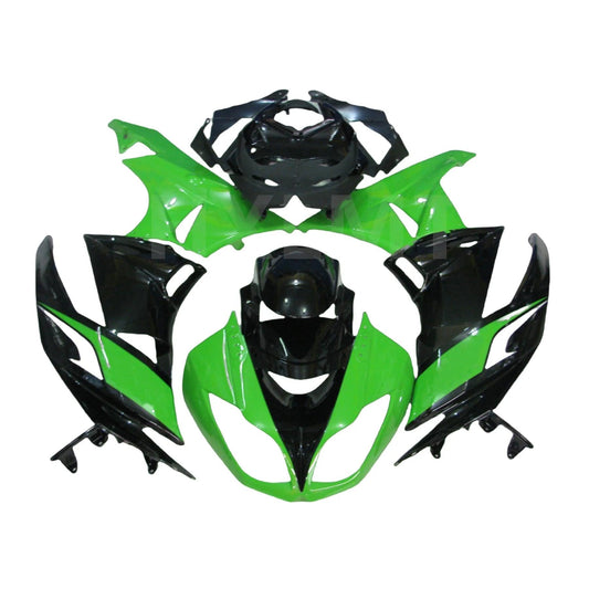Suitable for Kawasaki ZX-6R 636 ZX6R ZX 6R 2009 2010 Motorcycle Front Fairing Upper Nose Cover Headlight Head Cover HXLMOTOR