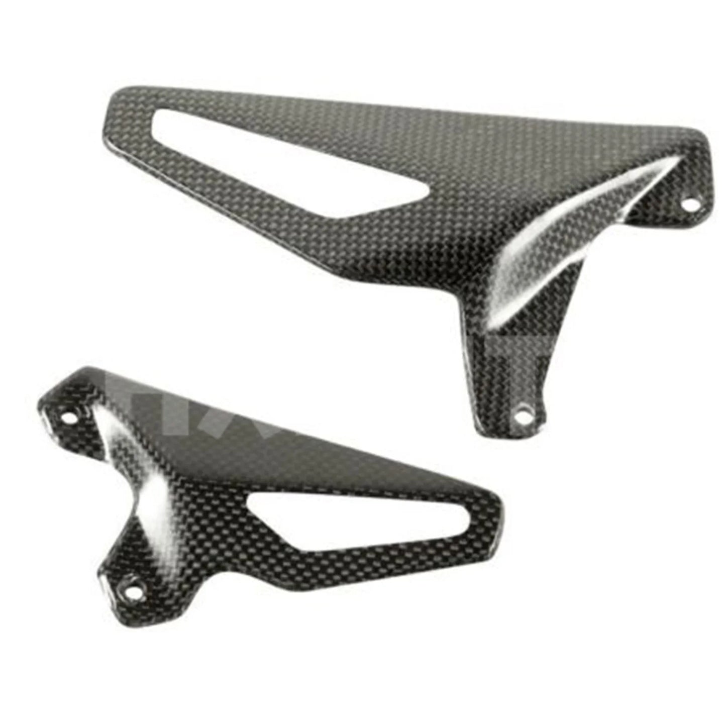 Motorcycle Accessories Heel Plate Carbon Fiber Foot Guard Dry Carbon For Ducati Streetfighter v4 Fairing DUCATI Panigale V4S V4R HXLMOTOR