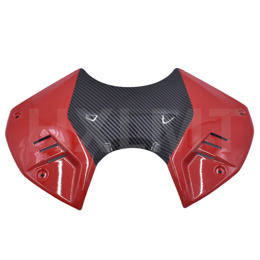 For DUCATI Streetfighter V4 V4S 2020 2021 2022 Motorcycle Carbon Fiber Black FAIRING TRIM FRAME COVER Tank Front Cover Fairing HXLMOTOR