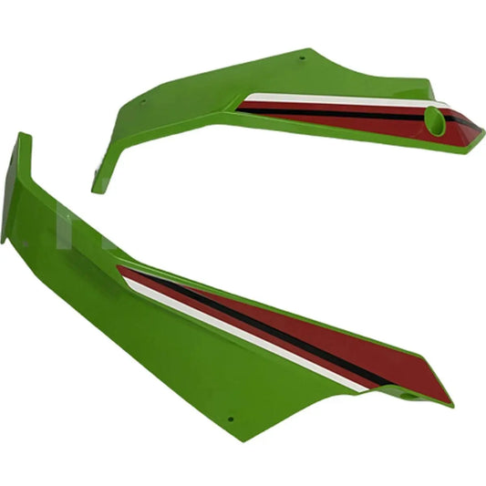 Motorcycle Belly Pan Side Panels in Carbon Fiber For Kawasaki Ninja 400 2019 Twill Glossy Weave Fairings Motorcycle Accessories HXLMOTOR