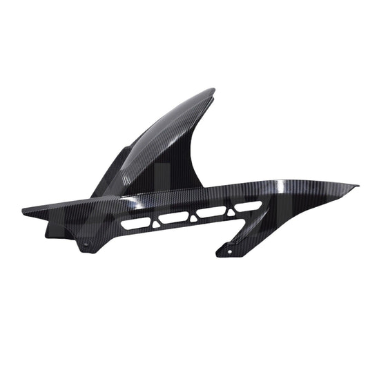 Carbon Fiber Look Fit For Z900 Z900RS 2018-2024 2022 Motorcycle Rear Fender Chain Guard Cover Splash Rear Fender Mudguard HXLMOTOR