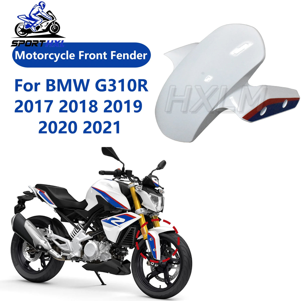 Fit For BMW G310R G 310 R G 310R 2017 2018 2019 2020 2021 Motorcycle Front Wheel Fender Mudguard Splash Guard Fairing
