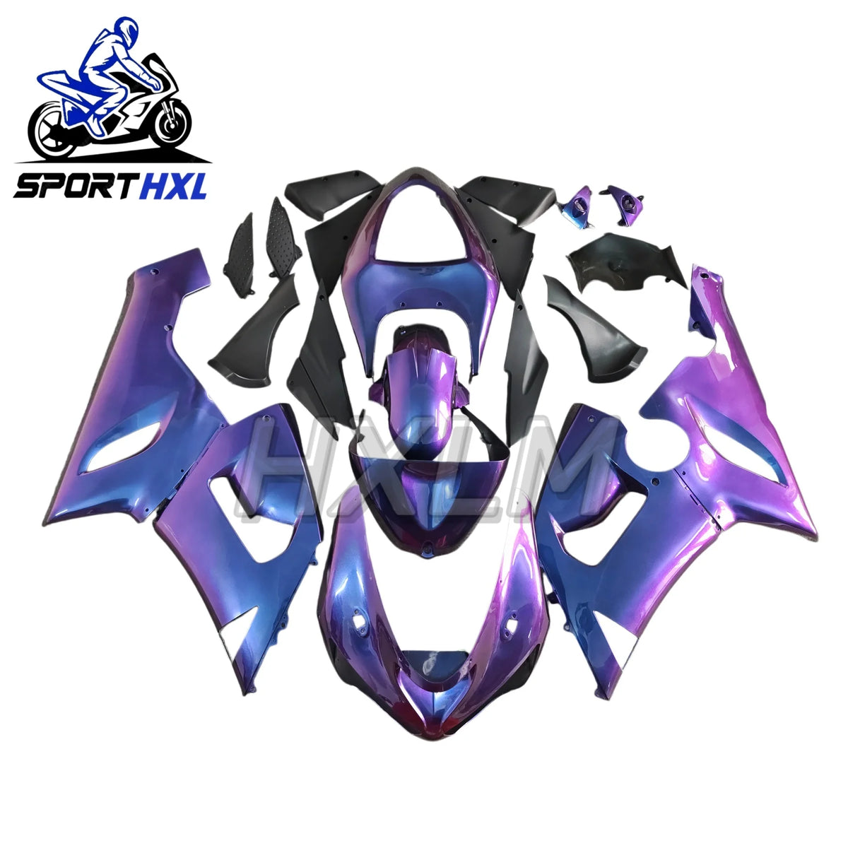 Motorcycle Fairing Kit For KAWASAKI ZX6R ZX-6R ZX-636 2005 2006 Bodywork Set High Quality ABS Injection Purple