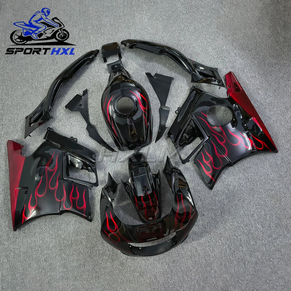 Motorcycle Fairings Kit for HONDA CBR600RR F5 2009 2010 2011 2012 CBR 600RR 09-12 Injection Hot Red Fairing Bodywork Set