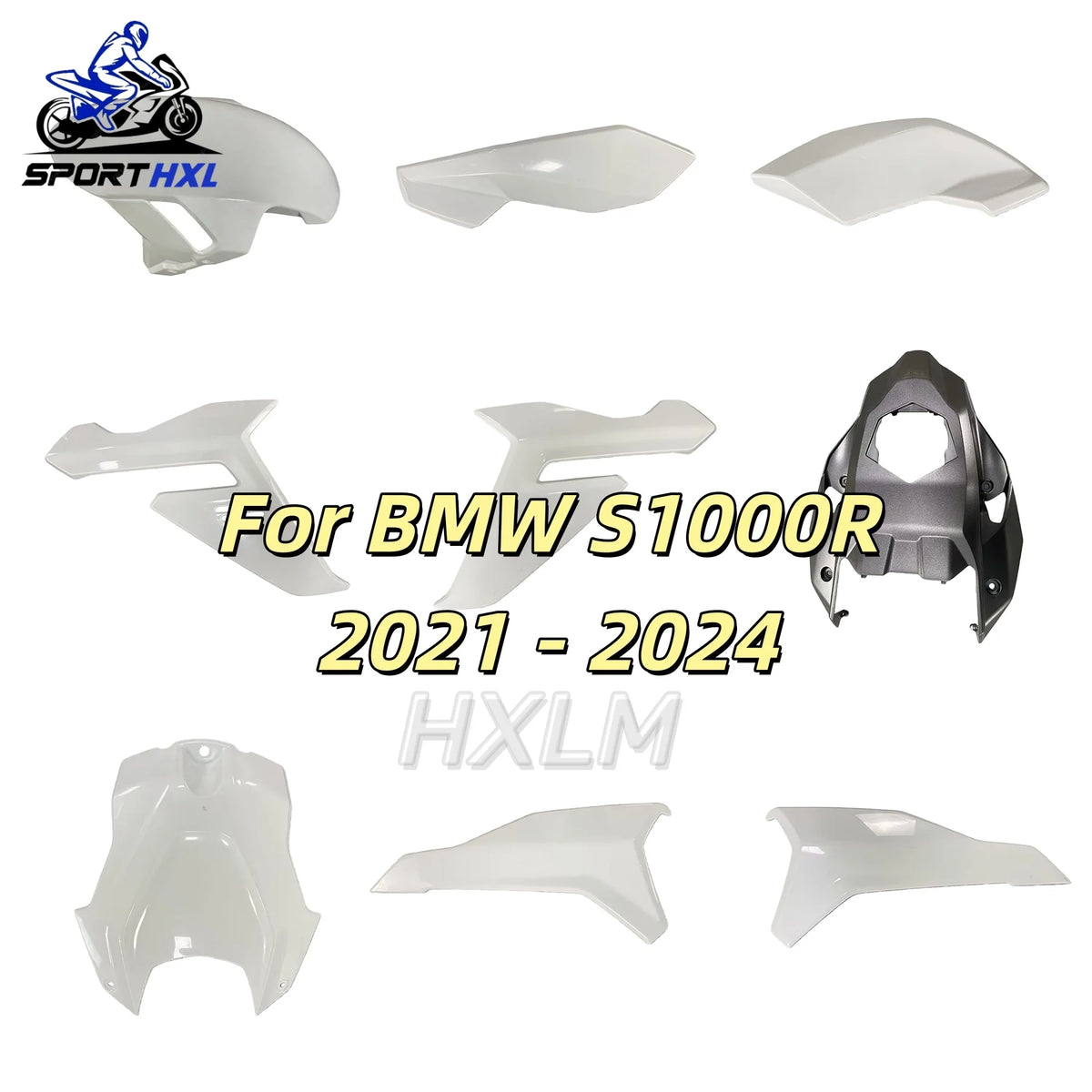 For BMW S1000R 2021 - 2024 Fairing kit bodywork Rear Tail Front Upper Nose Fender Injection Molding Plastic Frame Side Cover