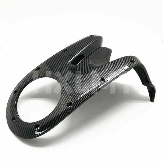Motorcycle Accessories Carbon Fiber Fuel Tank Upper and Lower Cover For DUCATI Monster 696 796 1100 2008-2012 2014 ABS Plastic HXLMOTOR
