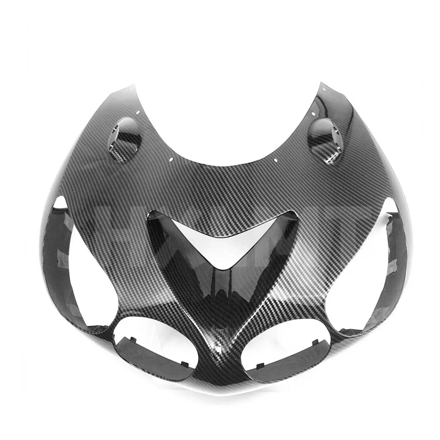 For Kawasaki NINJA ZX14R 2006-2011 Front Upper Headlight Fairing Shroud Cover Front Turn Signal Bracket Headlight Lower Panel HXLMOTOR