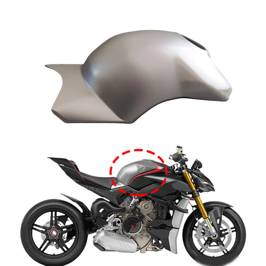 For DUCATI Panigale V4 V4S V4R 2018-2021 2020 Motorcycle Carbon Fiber Front Full Fuel Tank Cover Protector Tank Fairing Kit HXLMOTOR