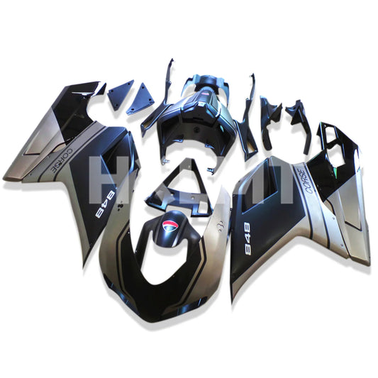 Motorcycle Fairing Kit ABS Plastic Injection Body Cowl Full Bodykits Accessories For DUCATI 848 1098 1098S 1198 2007 2008 2009 HXLMOTOR