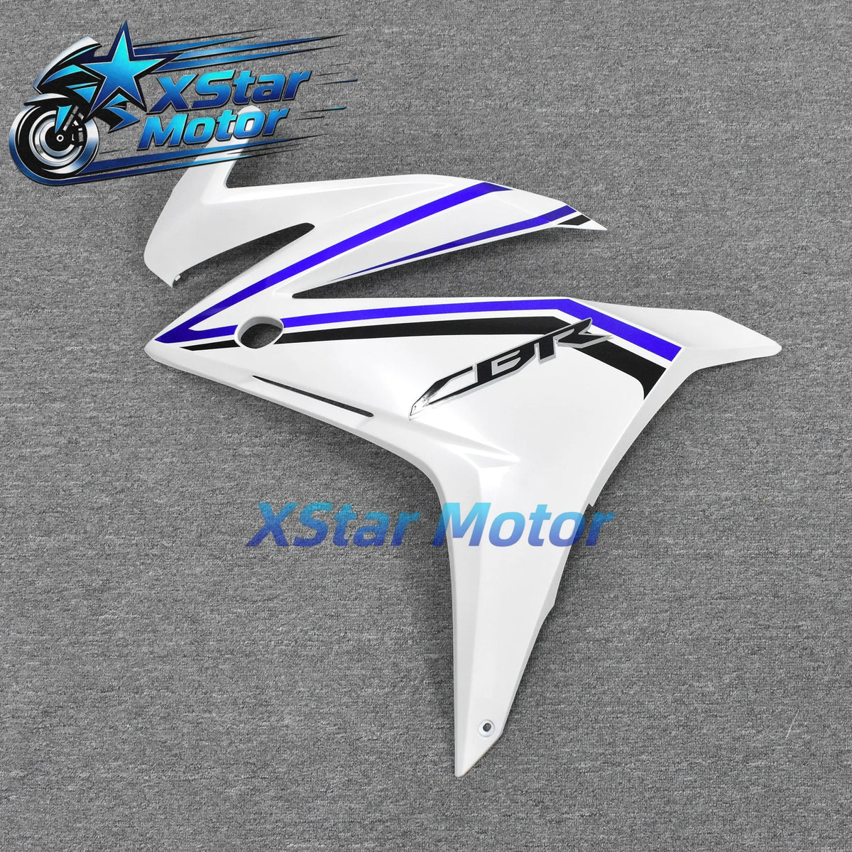 for HXLMotor Unpainted Motorcycle Front Upper Fairing Headlight Cowl Nose Panel Fit For HONDA CBR500R