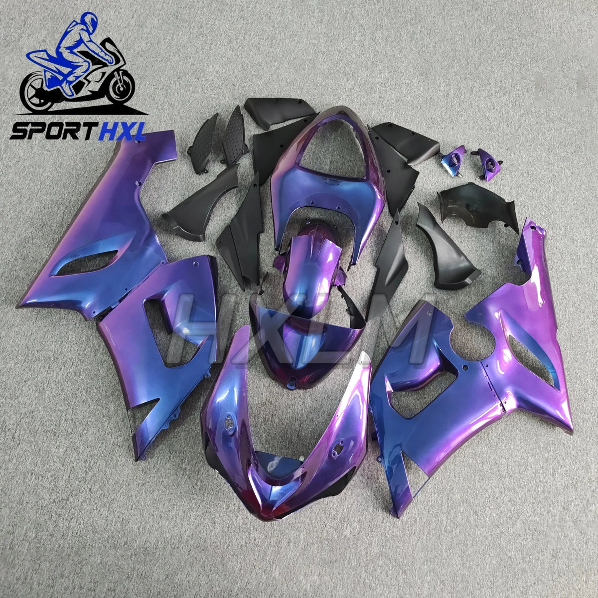 ABS Plastic Fairing Set For KAWASAKI ZX6R 636 2005 2006 Motorcycle Fairings Bodywork Panel Kit Fit