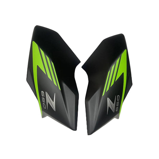 Front Tank Side Frame Fairing Cowl Carbon Fiber Fairings Panel For KAWASAKI Z650 Z 650 2020 2021 2022 2023 Motorcycle Accessory HXLMOTOR
