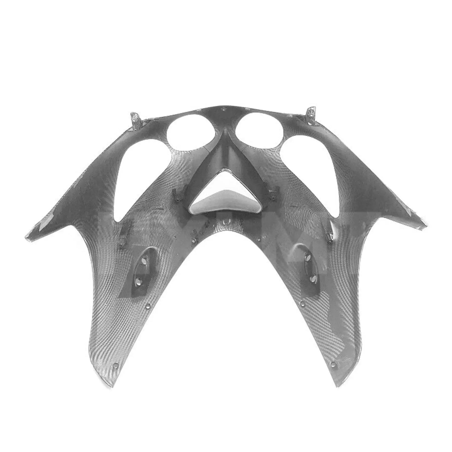 For Kawasaki NINJA ZX14R 2006-2011 Carbon Fiber Upper Nose Shroud Cover Front Turn Signal Bracket Headlight Lower Panel Fairing HXLMOTOR