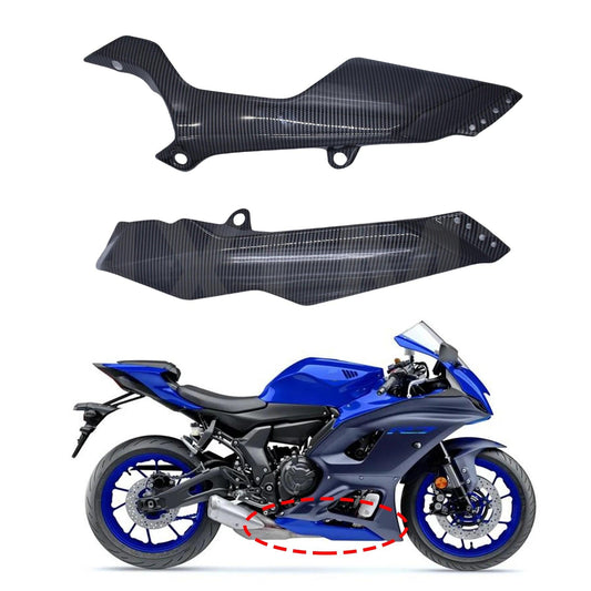 Motorcycle Accessories Carbon Fiber Motorcycle Fairing Kit Side Lower Side For YAMAHA R7 YZF-R7 2021 2022 HXLMOTOR