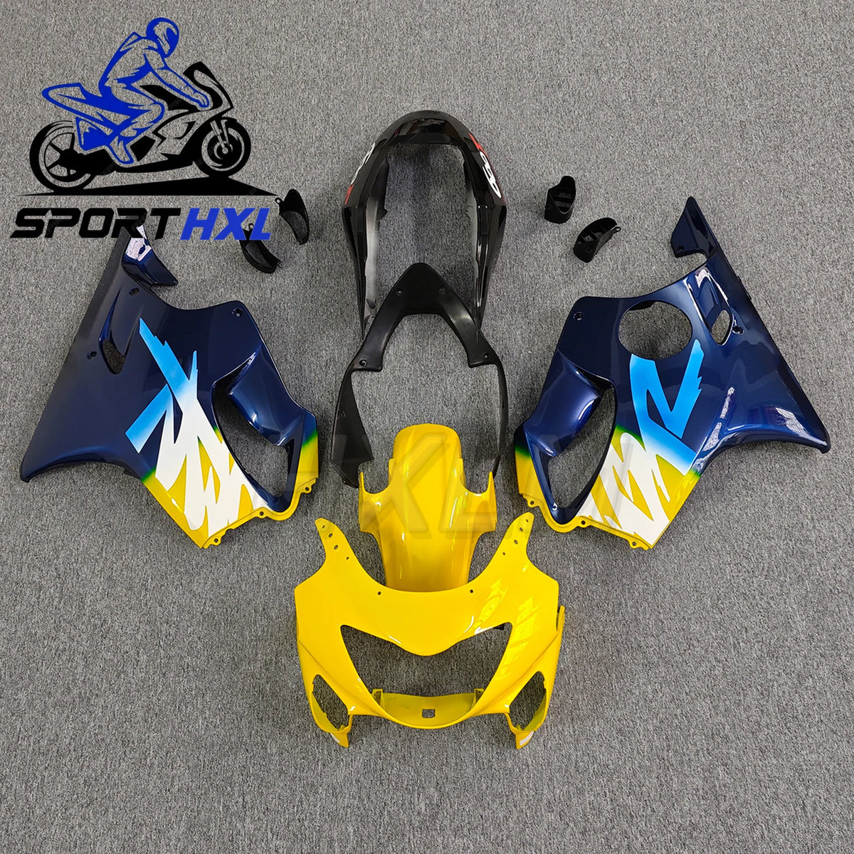 Motorcycle Fairing kit for HONDA CBR600F 99 00 CBR600 F4 1999 2000 Fairing Bright Black motorcycle housing