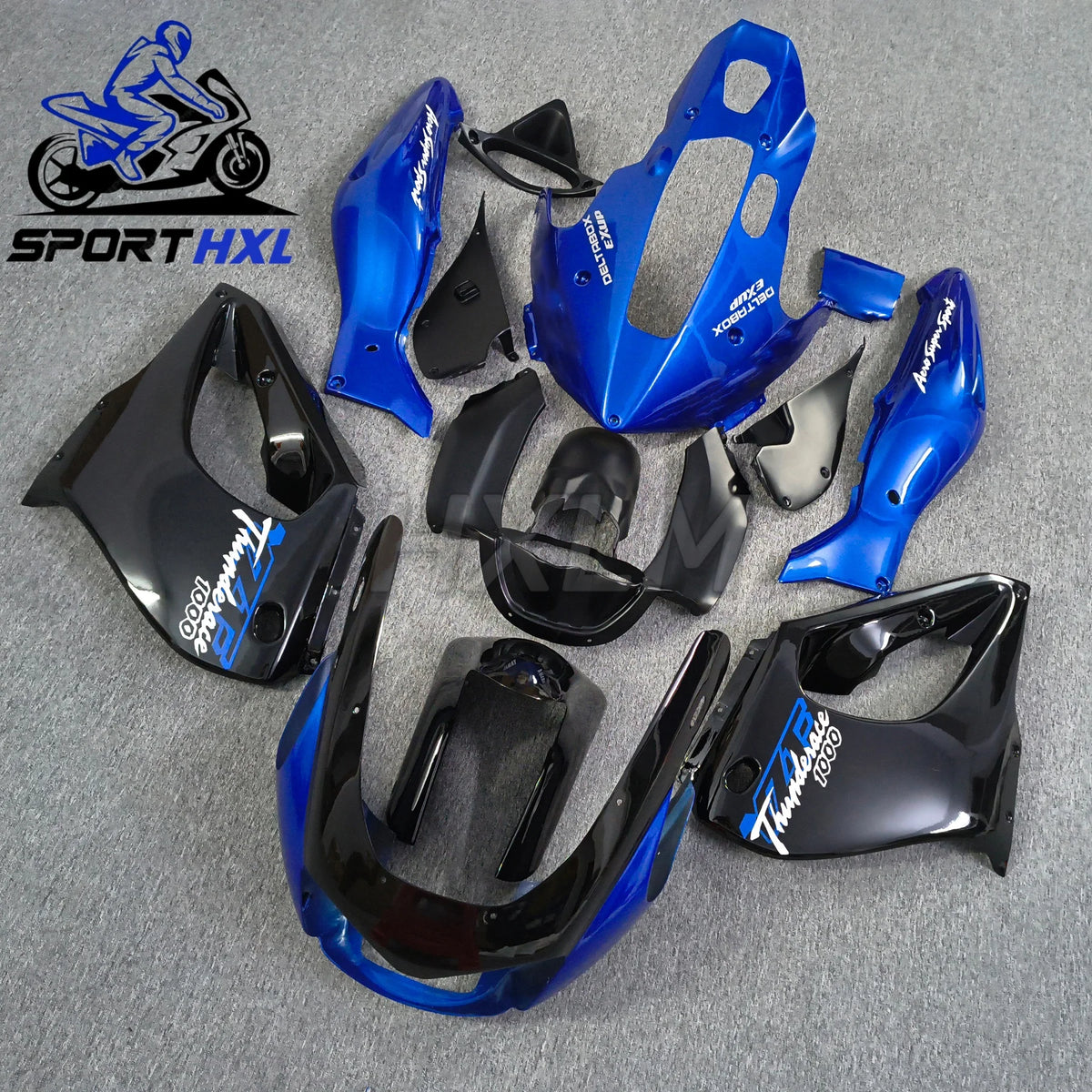 Fairing Kit Motorcycle for Yamaha YZF1000 1997-2007 Fairing Blue White 1997 1998 1999 2000 2001 2002 2003 2004 2005 2006 2007