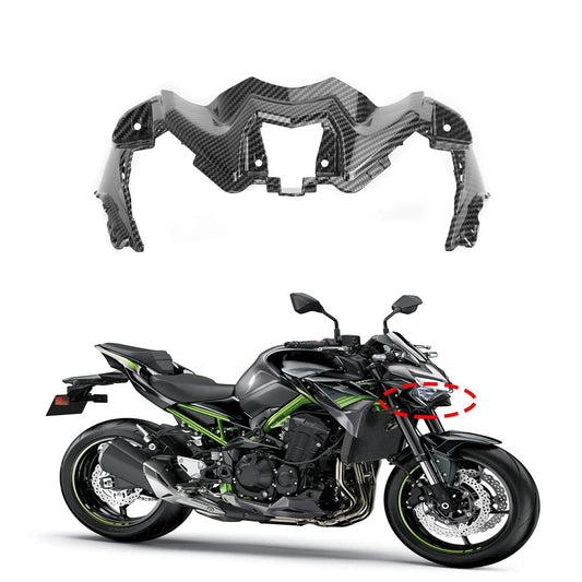 New Motorcycle Front Upper Nose Headlight Fairing Cowls Cover for Kawasaki Z900 Z 900 2020 2021 2022 2023 Accessories HXLMOTOR