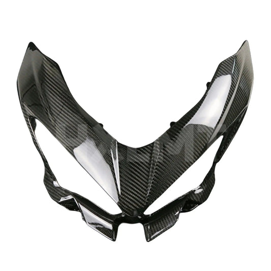 Front Head Upper Nose Fairing Headlight Deflector Plate Shroud Cover Cowling For Ninja400 NINJA250 2018 2019 2020 2021 2022 2023 HXLMOTOR