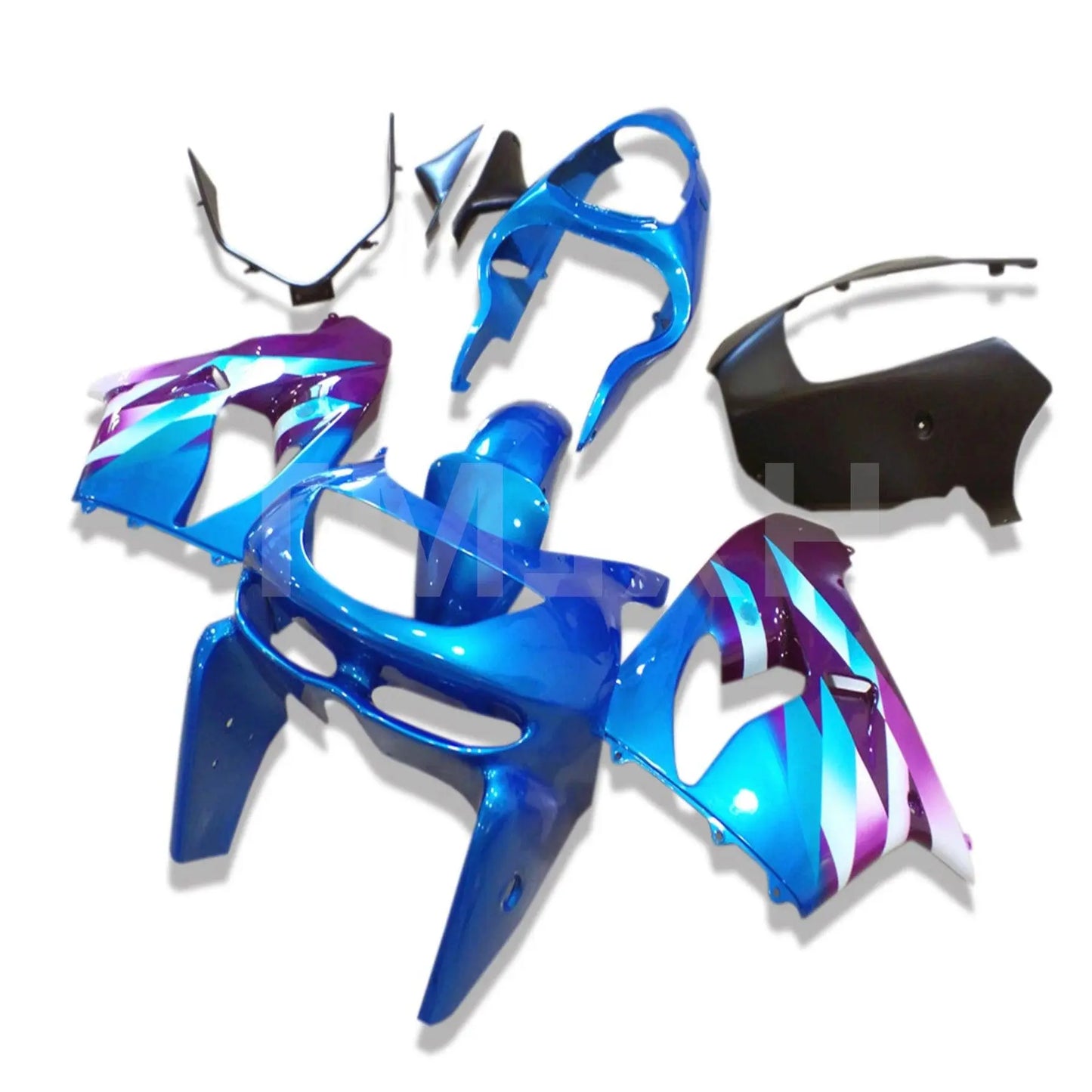 For KAWASAKI Compression Plastic Fairing Ninja ZX9R 1998-1999 ZX 9R 98-99 ZX-9R 98 99 Leaves Body Work Motorcycle Fairing HXLMOTOR