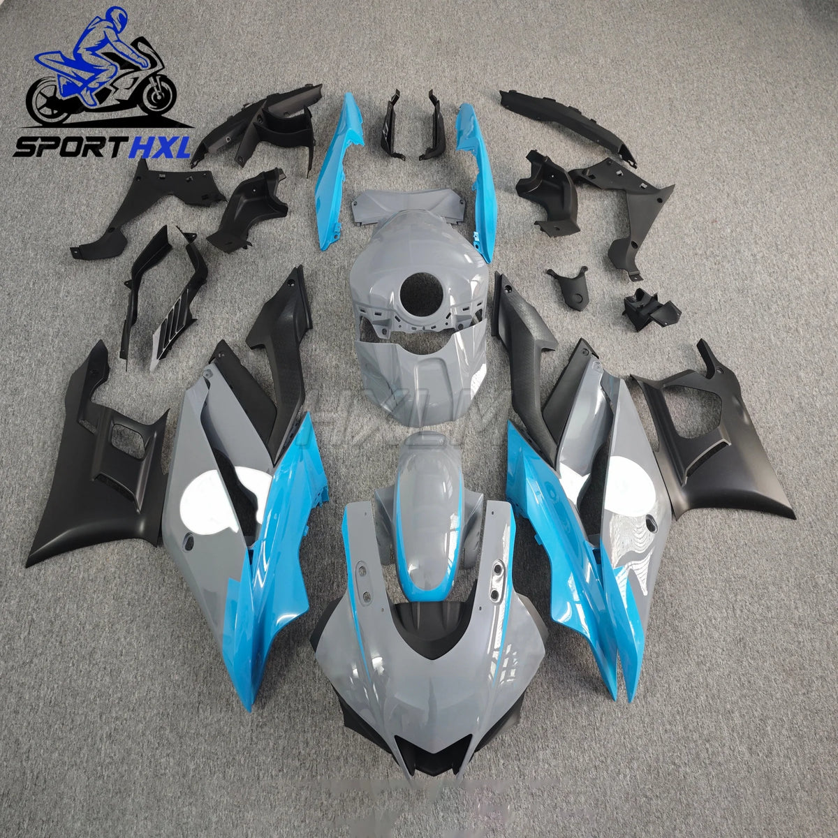 ABS for YAMAHA R25 2019 2020 2021 Complete Panels 19 20 21 ABS Plastic Panels Kit Body Work Light black Cowlings