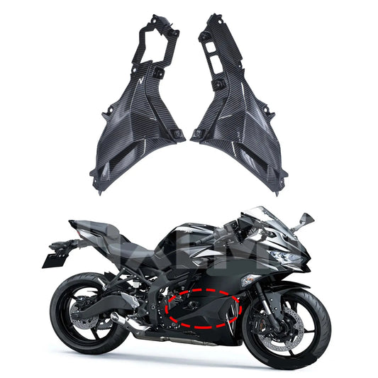 Motorcycle Accessories Fairing Kit Spoiler Fairing Lower Side Cover Panels For Kawasaki ZX25R ZX-25R ZX250 2020 - 2022 HXLMOTOR