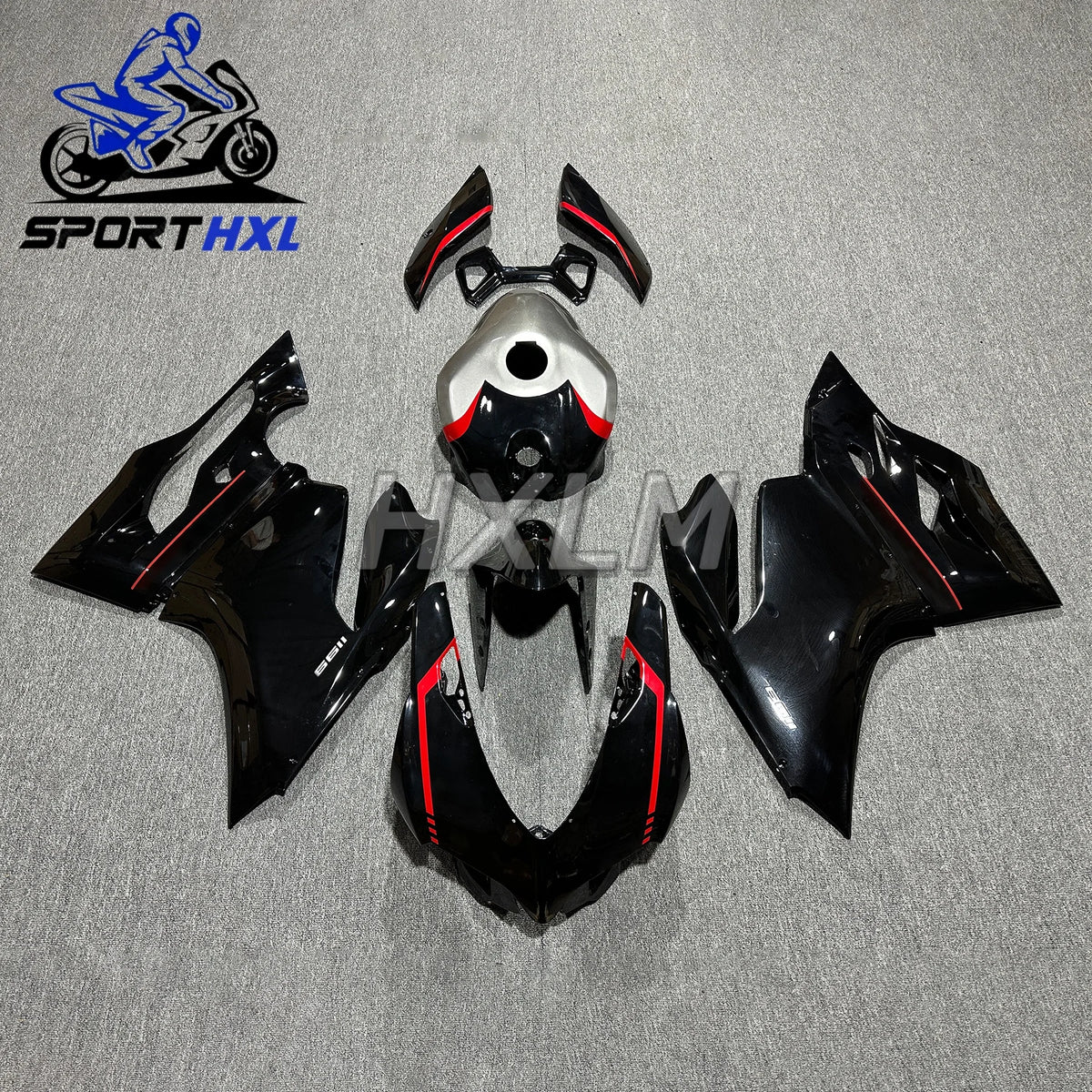 4Gifts New ABS Motorcycle Fairings kit Fit For DUCATI Panigale 899 1199 1199S 2012 2013 2014 Custom Red Black Shiny 12 13 14
