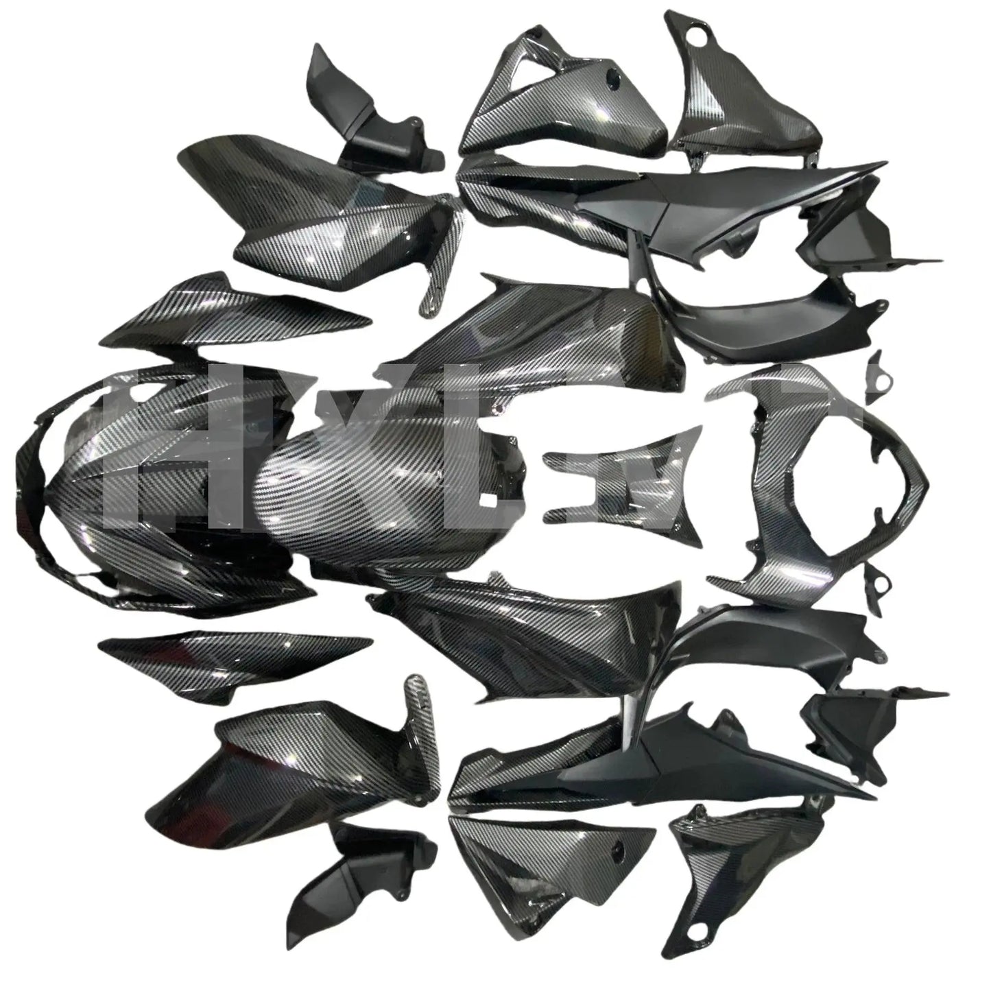 Bodywork Cowling Motorcycle For Kawasaki Z800 2013-2014-2015-2016 Full Fairing Kit Injection Rose Purple Print HXLMOTOR