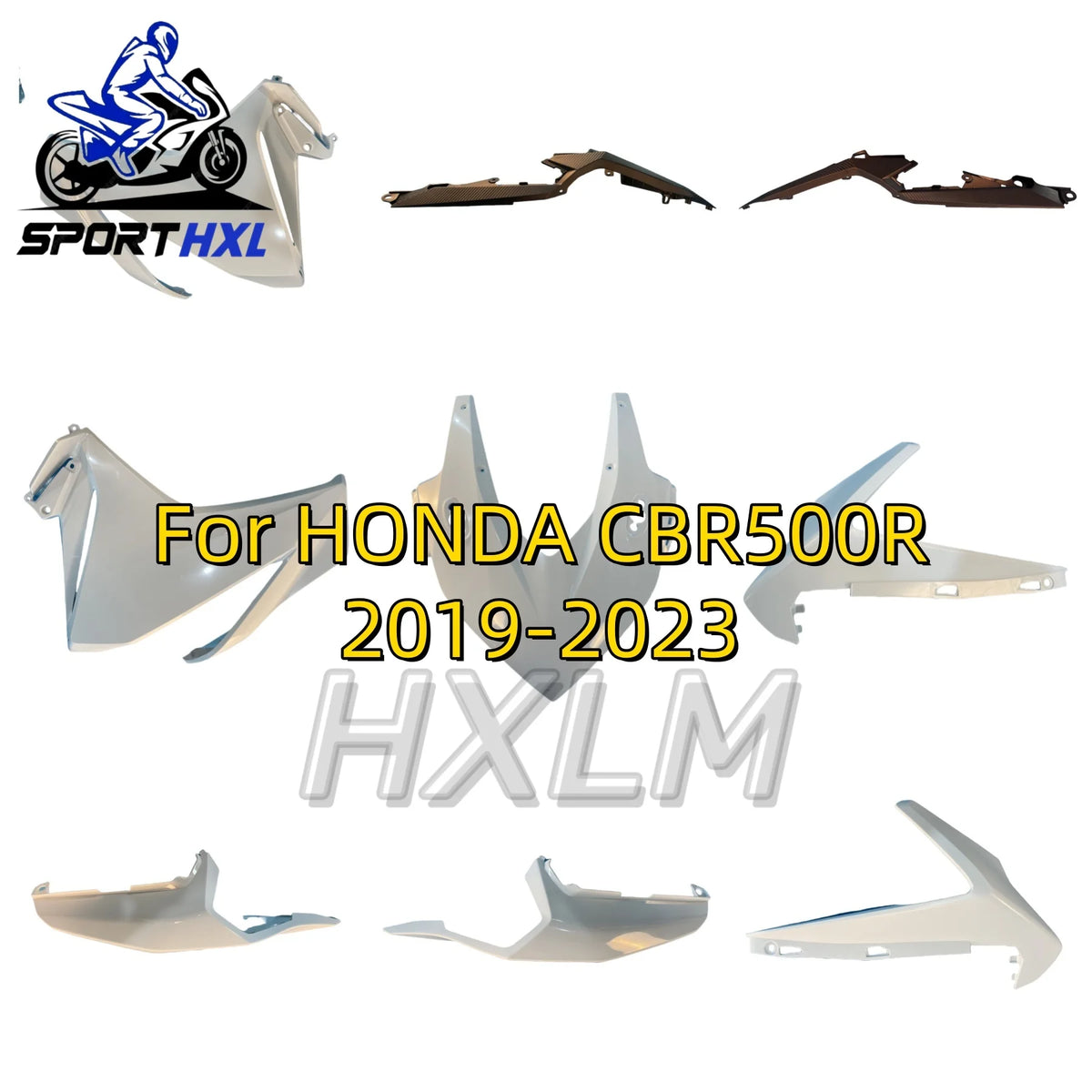 For Honda CBR500R CBR 500 R 2019-2023 Bodywork Fairing Injection Molding Plastic Parts Unpainted Components Cowl Body