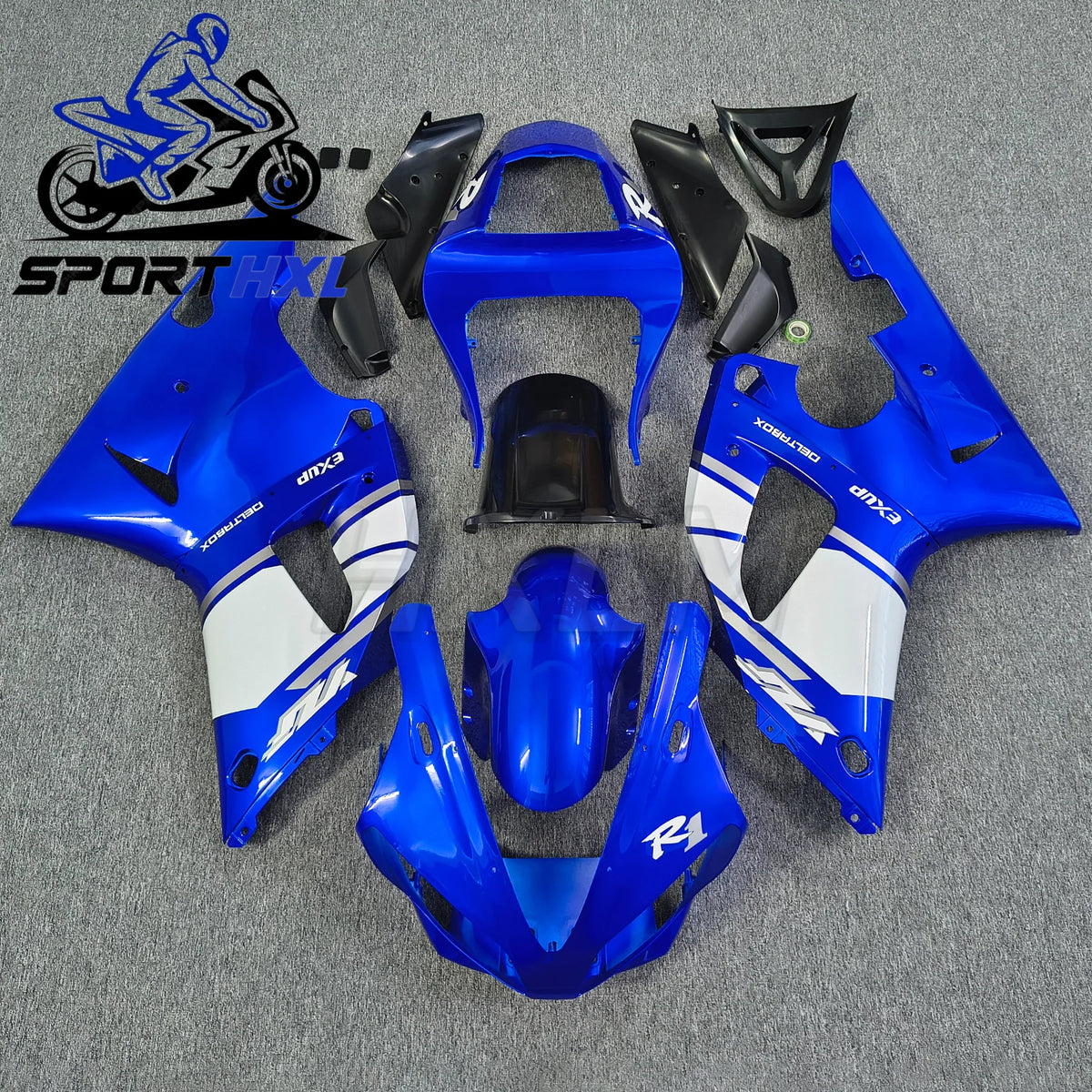 For YAMAHA YZF-R1 2000-2001 Full fairing kit Fairing kit Bodywork fairing kit Bodywork fairing Durable