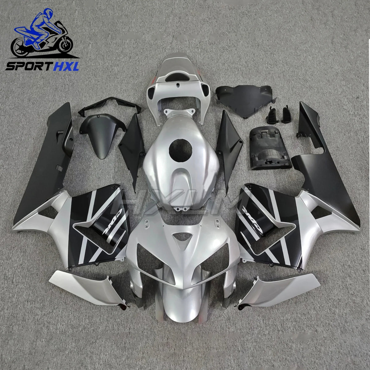 For HONDA CBR600RR CBR 600RR CBR 600 RR F5 2005 2006 High Quality Silver Black Bodywork Set Motorcycle Fairing Kit