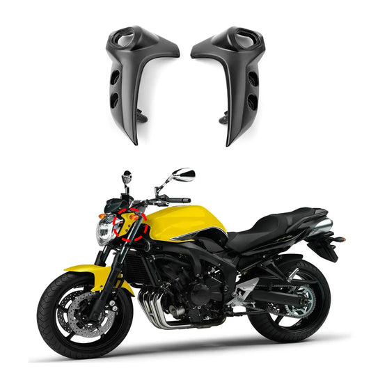 Motorcycle Accessories Carbon Fiber Front Nose Side Headlight Turn Signal Cover Fairing Fit For YAMAHA FZ6 FZ6N 2004-2009 HXLMOTOR