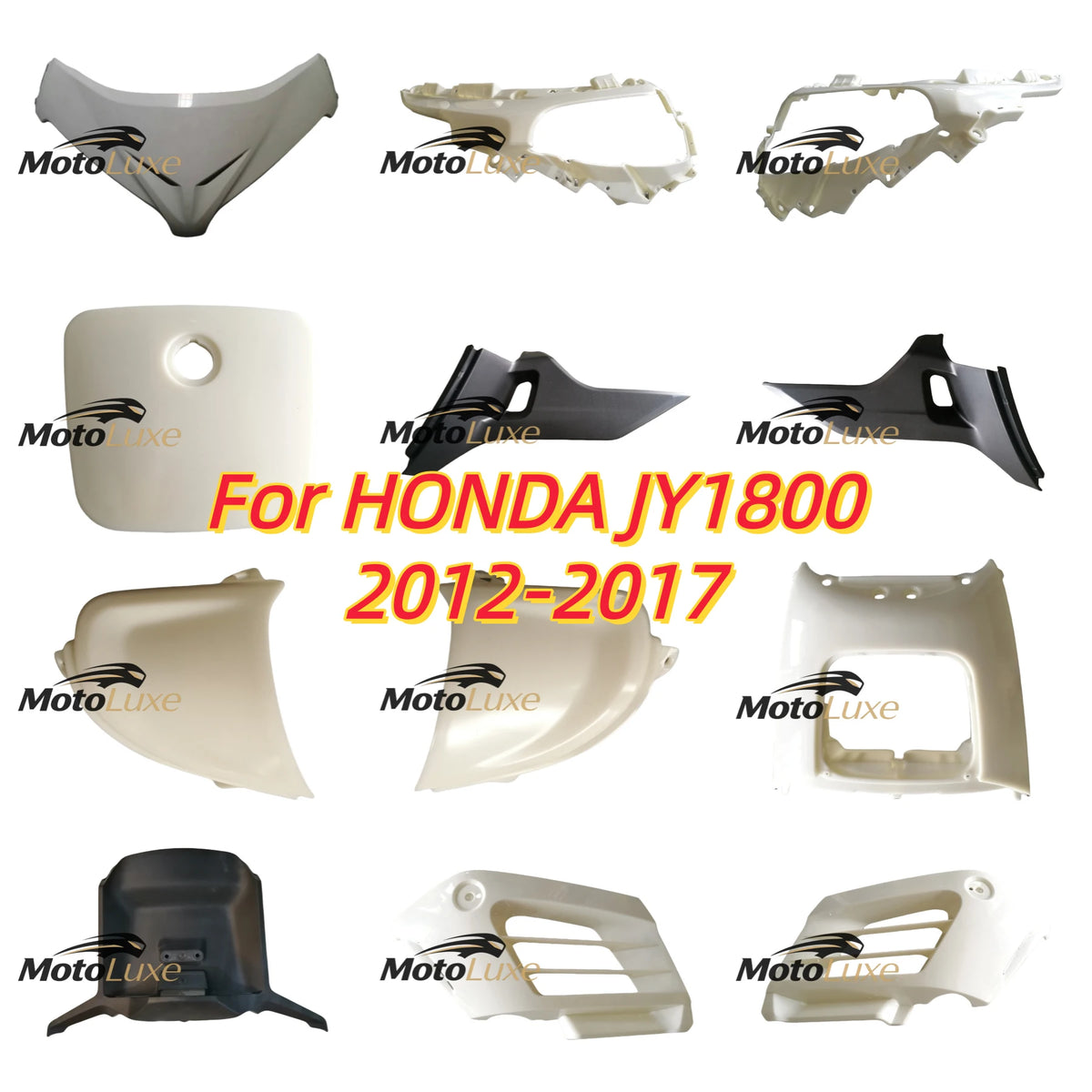 for HXLMotor Motorcycle Headlight Fairing Cover Front Mask Head Light Mount Kit For HONDA JY1800
