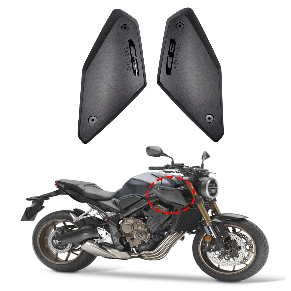 For Honda CB650R CBR650R 2019-2022 Motorcycle Tank Frame Side Panel Shell Protector Fairing CB 650R CBR650 R Air lntake Cover