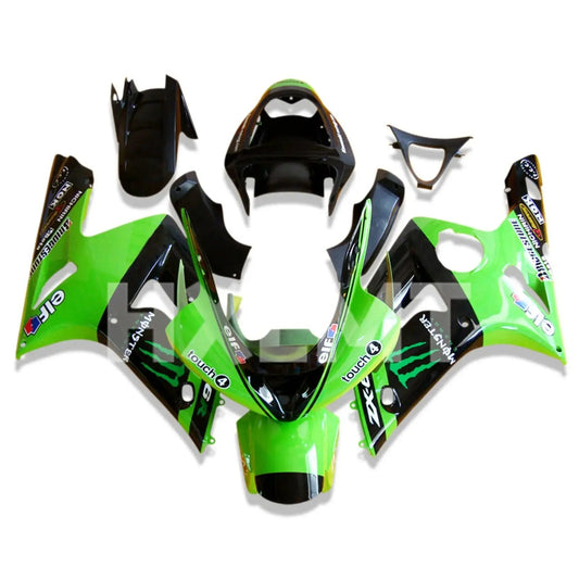 Motorcycle Fairing Kit ABS Plastic Injection Bodykits Full Bodywork Cover For Kawasaki Ninja 636 ZX6R ZX-6R ZX6R 2003 2004 - HXLMOTOR