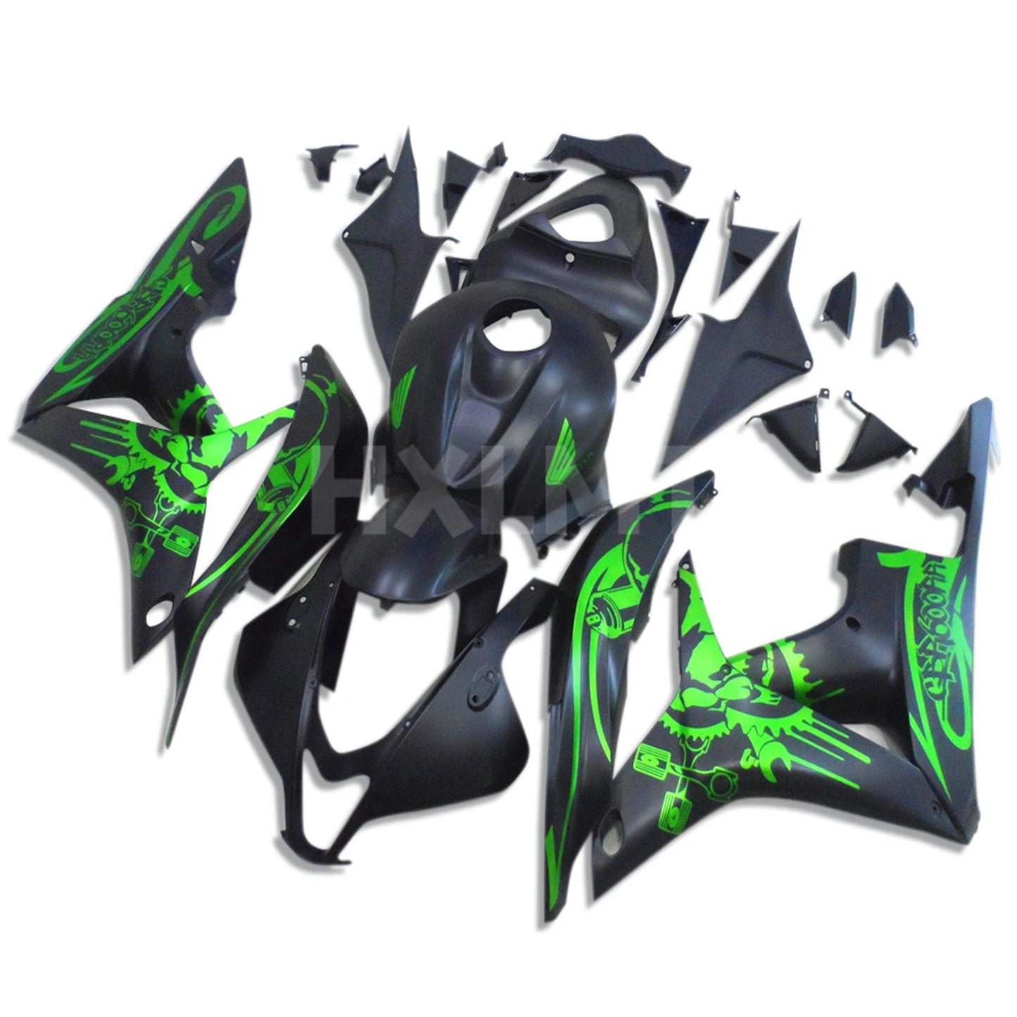 Fairings For HONDA CBR 600 RR 2007 2008 Bodywork Kits Green Yellow Black cbr600rr 07 08 CBR 600RR Injection Fairing Kit HXLMOTOR