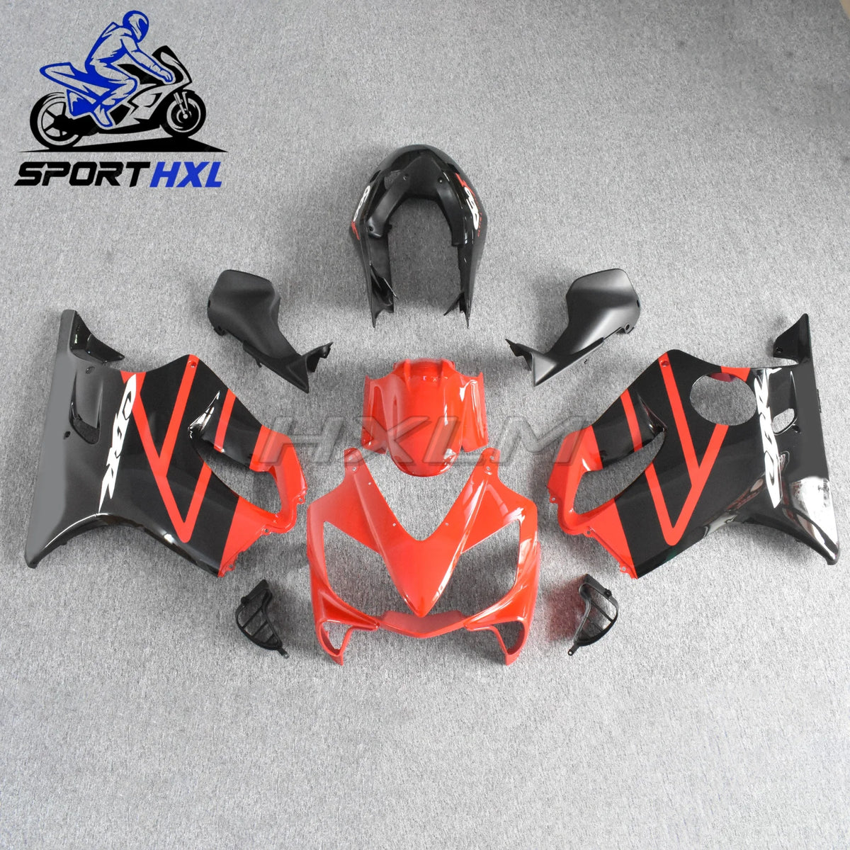 Injection Cement gray black stripes Motorcycle For CBR600F 2004 2005 2006 2007 Full Fairing Kit Fit F4I CBR600F Bodywork Cowling
