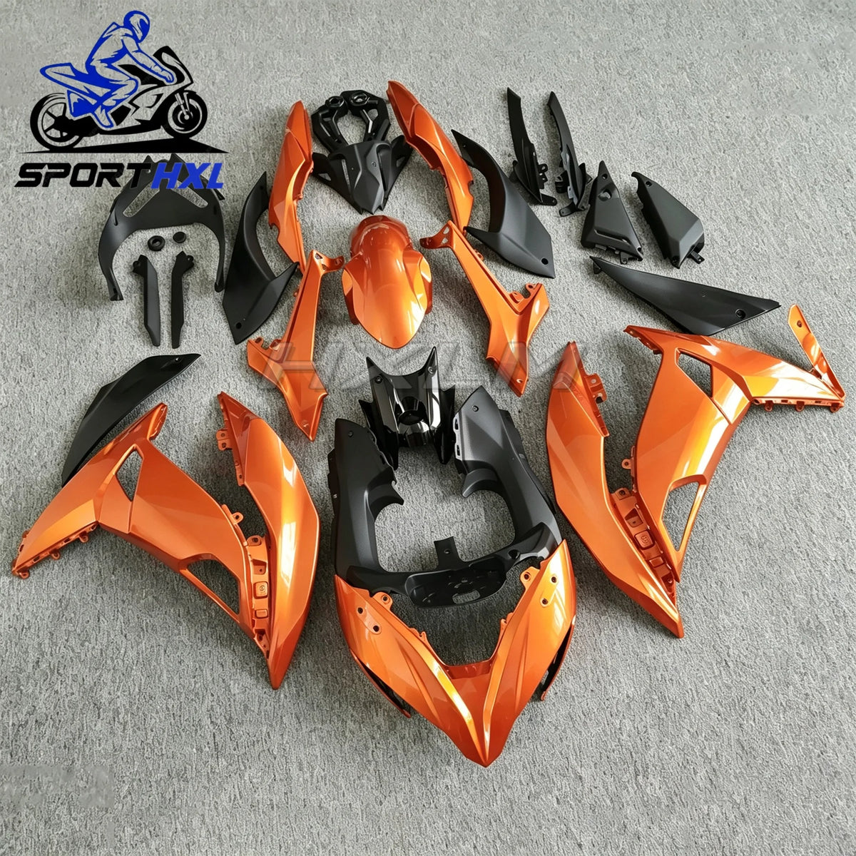 For Kawasaki Ninja 650 17-19 Years For Ninja650 EX650 ER6F 2017 2018 2019 Bright Orange Motorcycle Bodywork Fairing Kit Set