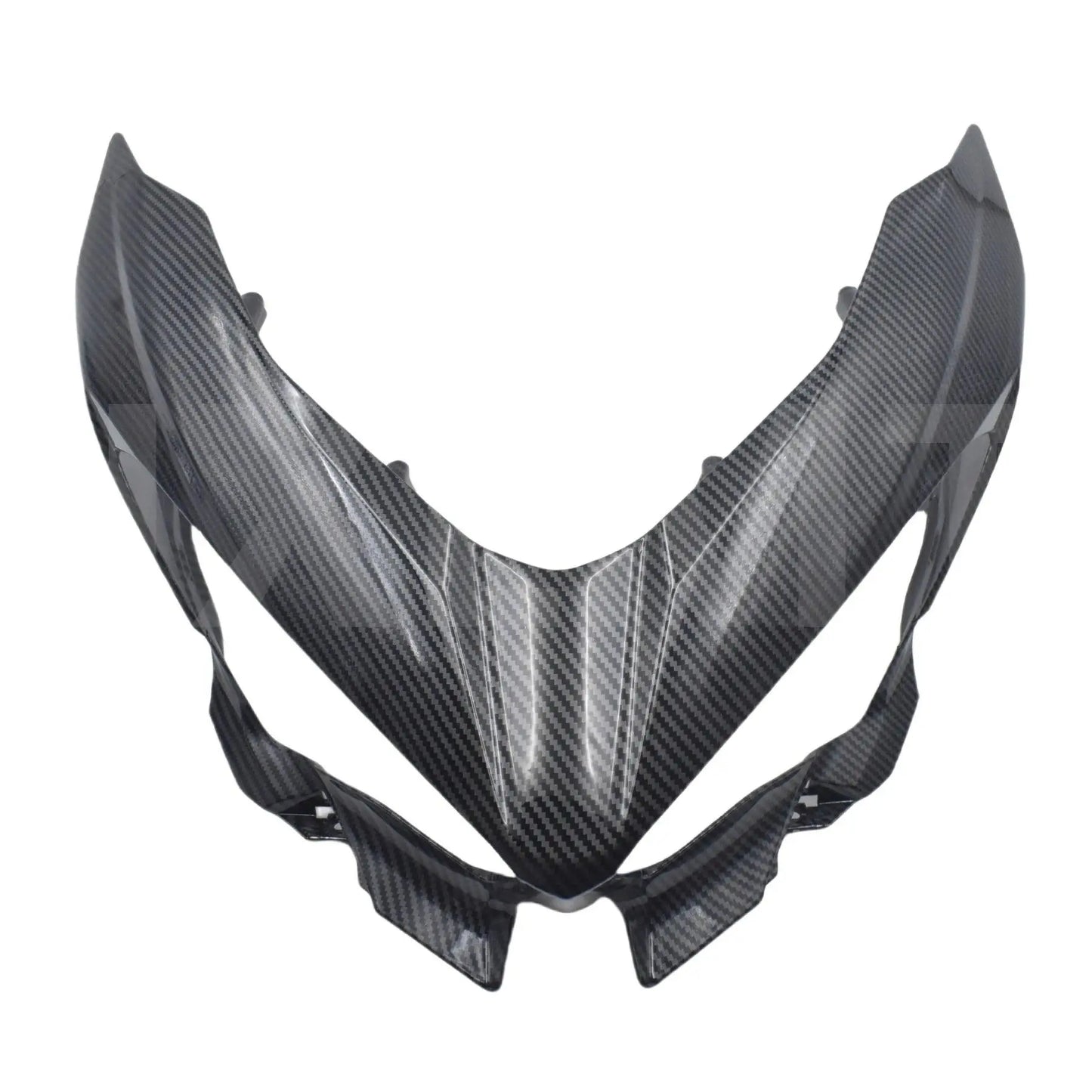 Front Head Upper Nose Fairing Headlight Deflector Plate Shroud Cover Cowling For Ninja400 NINJA250 2018 2019 2020 2021 2022 2023 HXLMOTOR