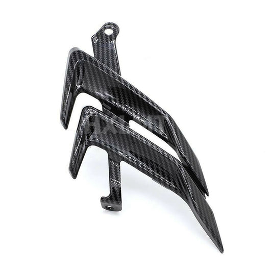 For BMW S1000RR S1000R ABS Carbon Fiber Gas Fuel Tank Side Under Lower Cover Fairing 2019-2013 2022 Shroud Cowl Protection Panel HXLMOTOR