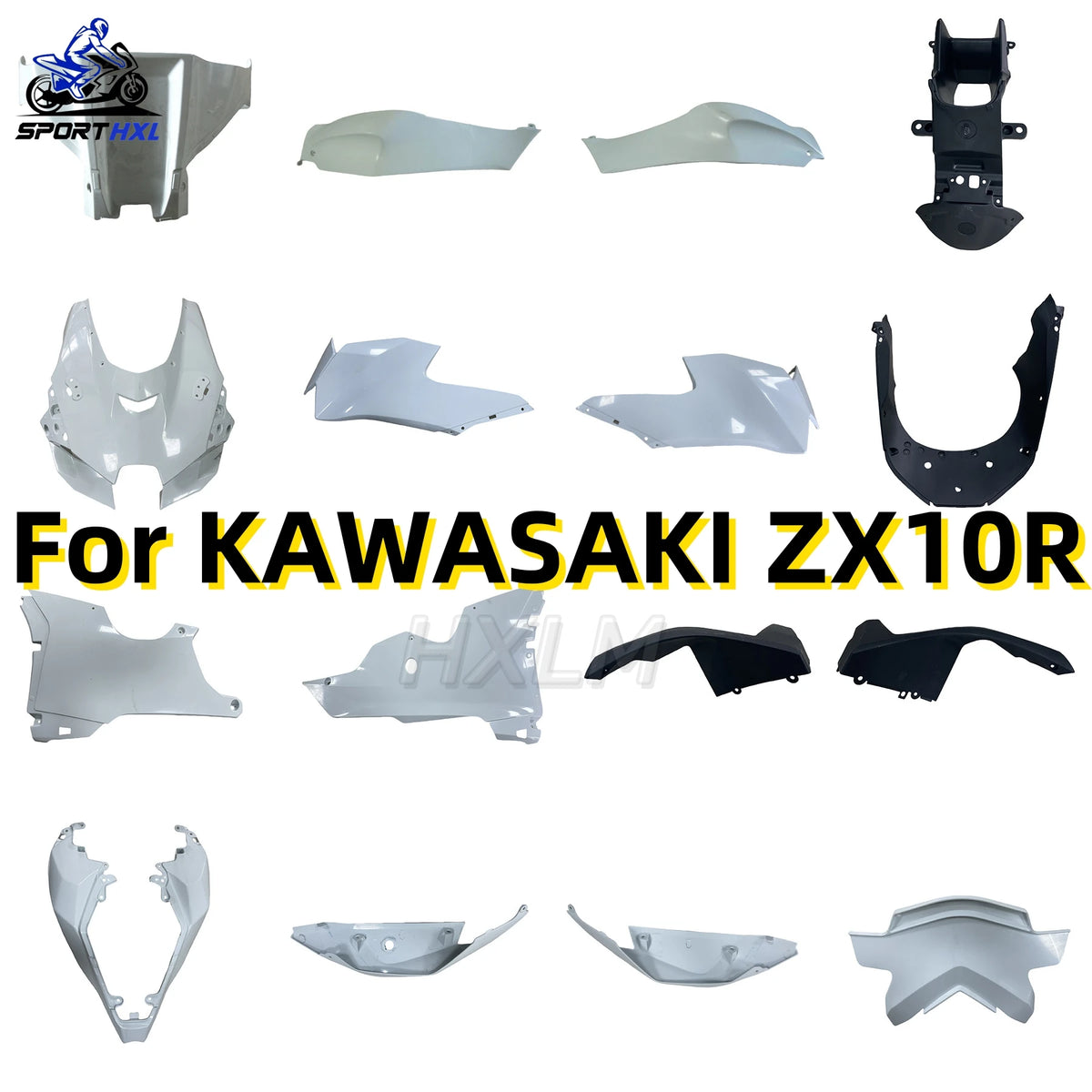 Unpainted Body Lleft and Right Side Upper Cover ABS Injection Fairing Motorcycle Accessories For KAWASAKI ZX10R 2021 2022 2023