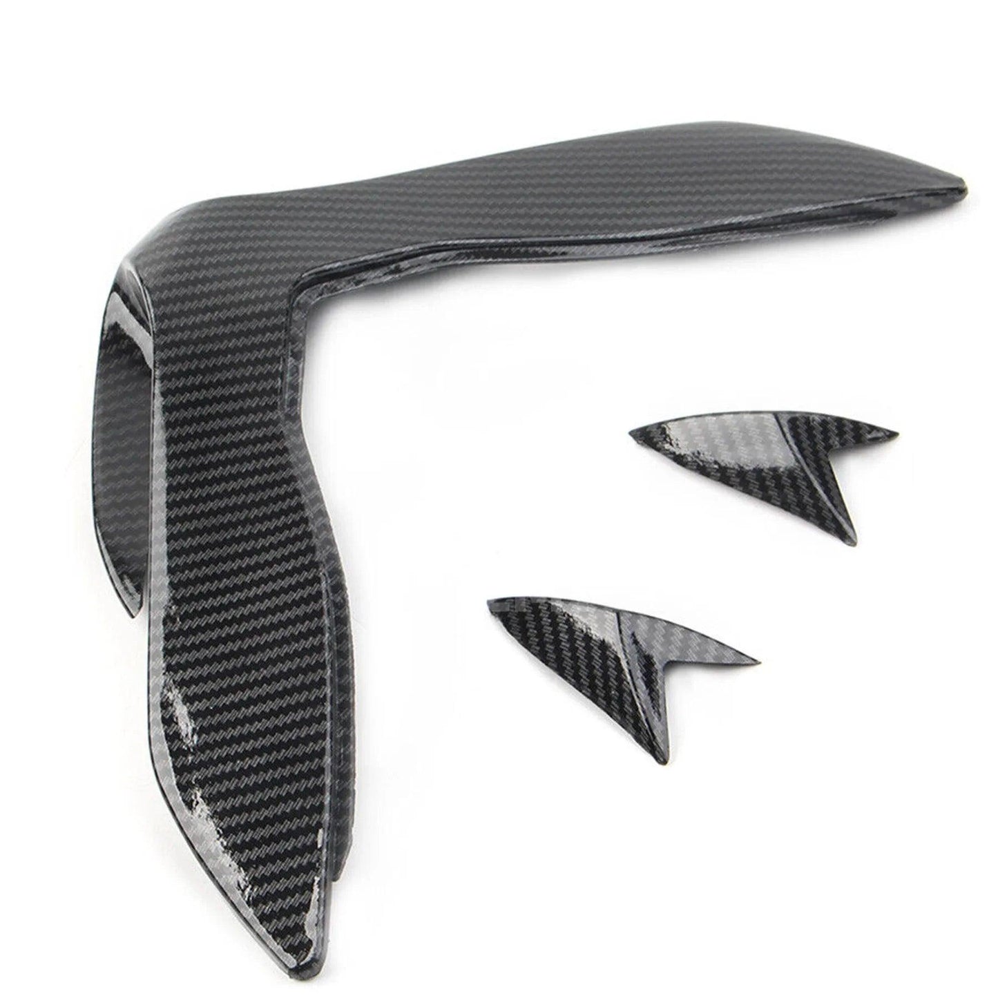 For KAWASAKI Z900 Z 900 z900 2017 2018 2019 Front Fairing Aerodynamic Winglets Front Beak Nose Cone Extension Cover Extender HXLMOTOR