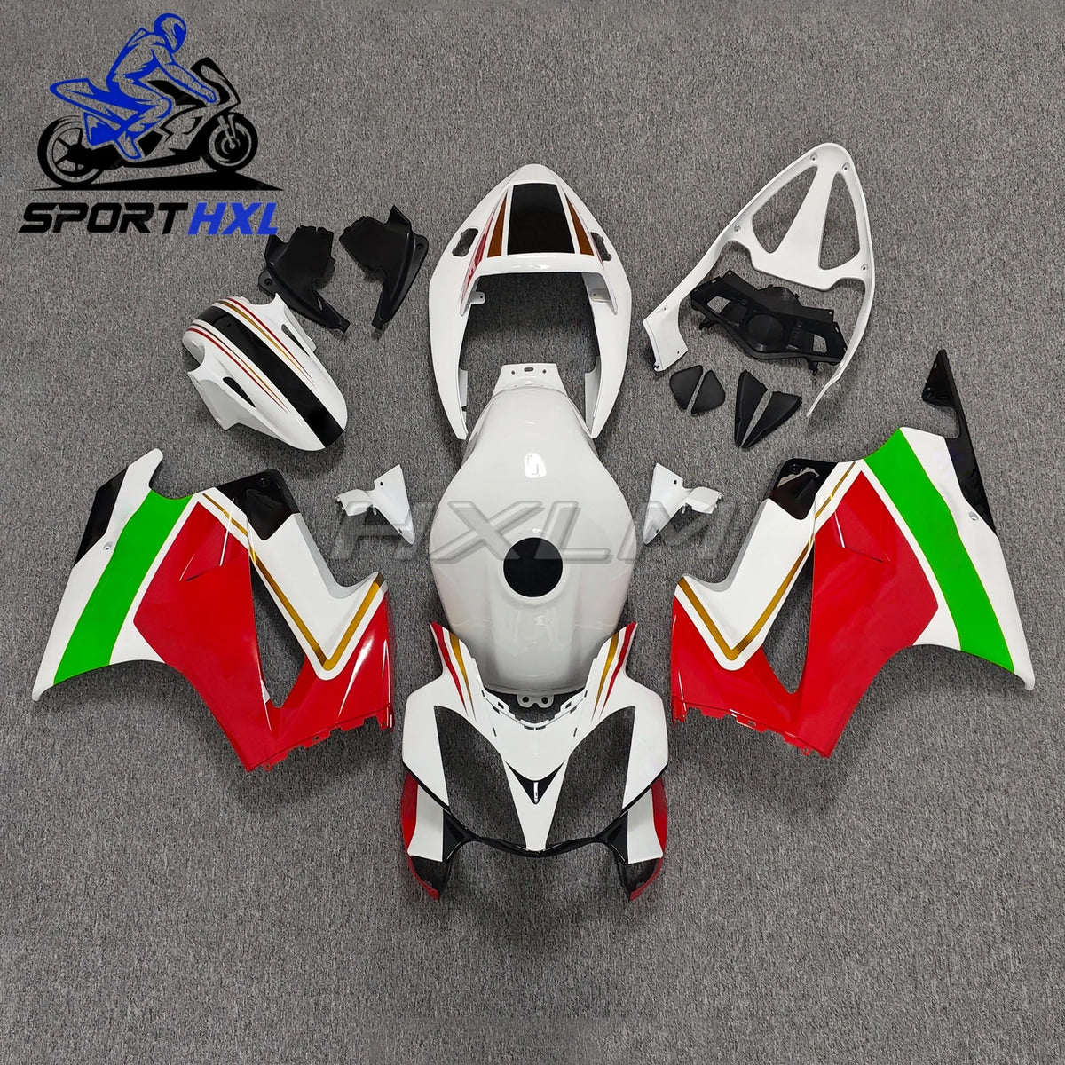 Brand New Motorcycle Fairings Kit for HONDA VFR800R 2002 2003 2004-2012 VFR 800 02-12 ABS Red White Bodywork Set